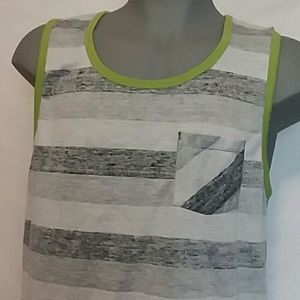 NWT Footaction Mens XL Striped Pocket Tank Top